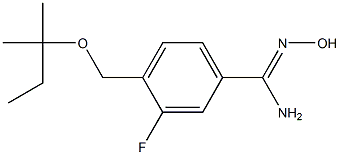 3-fluoro-N'-hydroxy-4-{[(2-methylbutan-2-yl)oxy]methyl}benzene-1-carboximidamide|