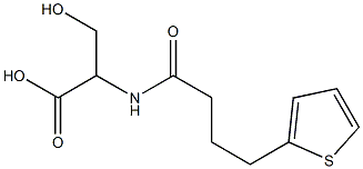  3-hydroxy-2-[4-(thiophen-2-yl)butanamido]propanoic acid