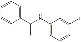 3-iodo-N-(1-phenylethyl)aniline Struktur