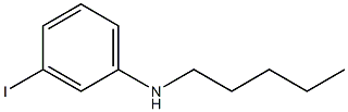 3-iodo-N-pentylaniline Struktur