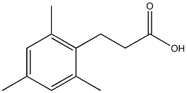 3-mesitylpropanoic acid,,结构式