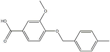 3-methoxy-4-[(4-methylphenyl)methoxy]benzoic acid