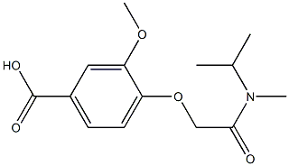  3-methoxy-4-{[methyl(propan-2-yl)carbamoyl]methoxy}benzoic acid