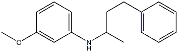 3-methoxy-N-(4-phenylbutan-2-yl)aniline,,结构式