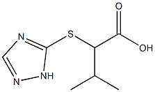 3-methyl-2-(1H-1,2,4-triazol-5-ylsulfanyl)butanoic acid Structure