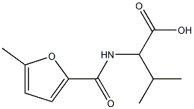 3-methyl-2-[(5-methylfuran-2-yl)formamido]butanoic acid 结构式