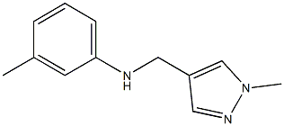  3-methyl-N-[(1-methyl-1H-pyrazol-4-yl)methyl]aniline