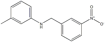 3-methyl-N-[(3-nitrophenyl)methyl]aniline