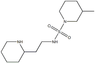 3-methyl-N-[2-(piperidin-2-yl)ethyl]piperidine-1-sulfonamide Structure