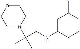 3-methyl-N-[2-methyl-2-(morpholin-4-yl)propyl]cyclohexan-1-amine