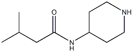 3-methyl-N-piperidin-4-ylbutanamide Structure