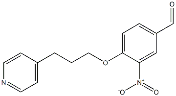  3-nitro-4-[3-(pyridin-4-yl)propoxy]benzaldehyde