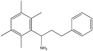 3-phenyl-1-(2,3,5,6-tetramethylphenyl)propan-1-amine Struktur