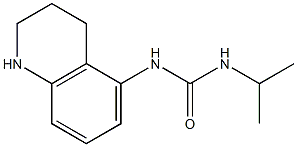 3-propan-2-yl-1-1,2,3,4-tetrahydroquinolin-5-ylurea 化学構造式