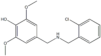 4-({[(2-chlorophenyl)methyl]amino}methyl)-2,6-dimethoxyphenol|