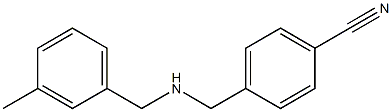 4-({[(3-methylphenyl)methyl]amino}methyl)benzonitrile|