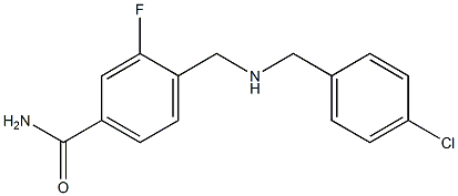 4-({[(4-chlorophenyl)methyl]amino}methyl)-3-fluorobenzamide