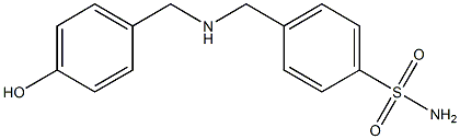 4-({[(4-hydroxyphenyl)methyl]amino}methyl)benzene-1-sulfonamide Structure