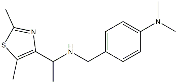  4-({[1-(2,5-dimethyl-1,3-thiazol-4-yl)ethyl]amino}methyl)-N,N-dimethylaniline