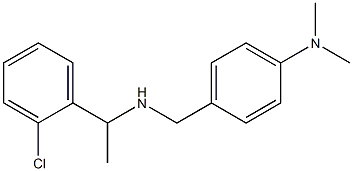 4-({[1-(2-chlorophenyl)ethyl]amino}methyl)-N,N-dimethylaniline