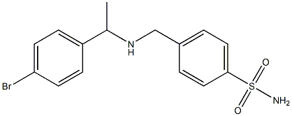  4-({[1-(4-bromophenyl)ethyl]amino}methyl)benzene-1-sulfonamide