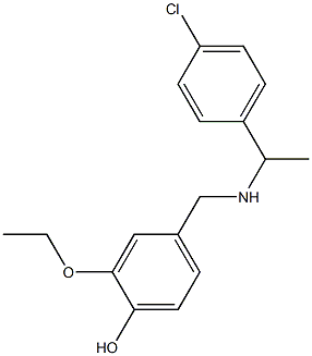 4-({[1-(4-chlorophenyl)ethyl]amino}methyl)-2-ethoxyphenol