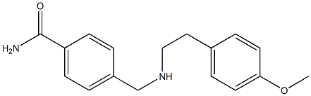 4-({[2-(4-methoxyphenyl)ethyl]amino}methyl)benzamide Structure