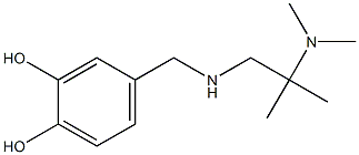 4-({[2-(dimethylamino)-2-methylpropyl]amino}methyl)benzene-1,2-diol Structure