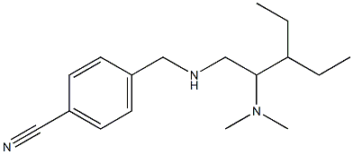  4-({[2-(dimethylamino)-3-ethylpentyl]amino}methyl)benzonitrile