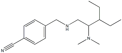 4-({[2-(dimethylamino)-3-ethylpentyl]amino}methyl)benzonitrile|