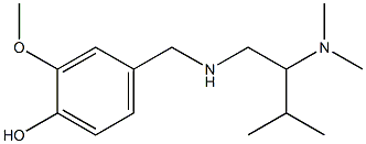 4-({[2-(dimethylamino)-3-methylbutyl]amino}methyl)-2-methoxyphenol Structure