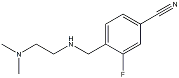 4-({[2-(dimethylamino)ethyl]amino}methyl)-3-fluorobenzonitrile Structure