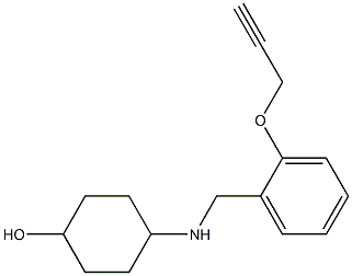 4-({[2-(prop-2-yn-1-yloxy)phenyl]methyl}amino)cyclohexan-1-ol