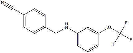  4-({[3-(trifluoromethoxy)phenyl]amino}methyl)benzonitrile