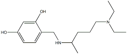 4-({[5-(diethylamino)pentan-2-yl]amino}methyl)benzene-1,3-diol