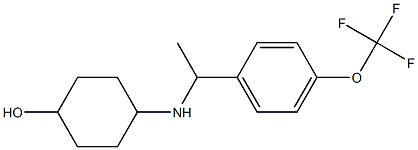 4-({1-[4-(trifluoromethoxy)phenyl]ethyl}amino)cyclohexan-1-ol