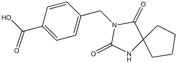 4-({2,4-dioxo-1,3-diazaspiro[4.4]nonan-3-yl}methyl)benzoic acid