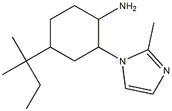  4-(1,1-dimethylpropyl)-2-(2-methyl-1H-imidazol-1-yl)cyclohexanamine