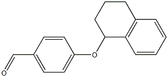 4-(1,2,3,4-tetrahydronaphthalen-1-yloxy)benzaldehyde