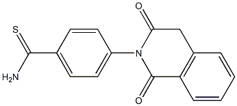 4-(1,3-dioxo-1,2,3,4-tetrahydroisoquinolin-2-yl)benzene-1-carbothioamide Structure