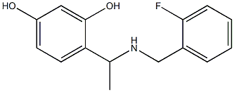 4-(1-{[(2-fluorophenyl)methyl]amino}ethyl)benzene-1,3-diol