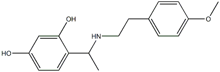 4-(1-{[2-(4-methoxyphenyl)ethyl]amino}ethyl)benzene-1,3-diol