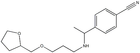 4-(1-{[3-(oxolan-2-ylmethoxy)propyl]amino}ethyl)benzonitrile