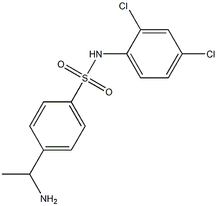  4-(1-aminoethyl)-N-(2,4-dichlorophenyl)benzene-1-sulfonamide