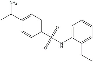 4-(1-aminoethyl)-N-(2-ethylphenyl)benzene-1-sulfonamide