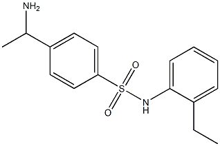  4-(1-aminoethyl)-N-(2-ethylphenyl)benzene-1-sulfonamide