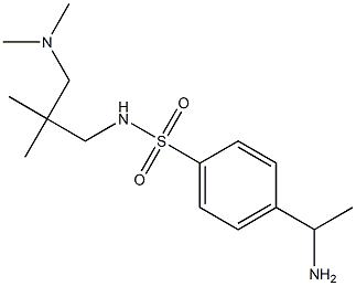  4-(1-aminoethyl)-N-{2-[(dimethylamino)methyl]-2-methylpropyl}benzene-1-sulfonamide