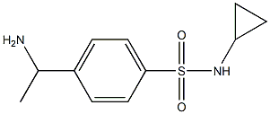 4-(1-aminoethyl)-N-cyclopropylbenzene-1-sulfonamide