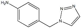 4-(1H-1,2,3-triazol-1-ylmethyl)aniline Struktur