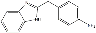 4-(1H-1,3-benzodiazol-2-ylmethyl)aniline Struktur